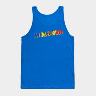 Moldova Vintage style retro souvenir Tank Top